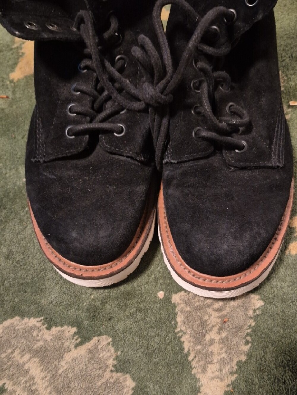 Dr. Martens Black Suede Chukka Boots with Tan Welt - Picture 3 of 9